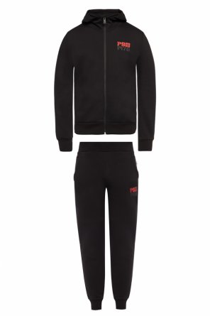 Logo-printed sweatshirt & sweatpants set, zdjęcie 1 Logo-printed sweatshirt & sweatpants set od Plein Sport